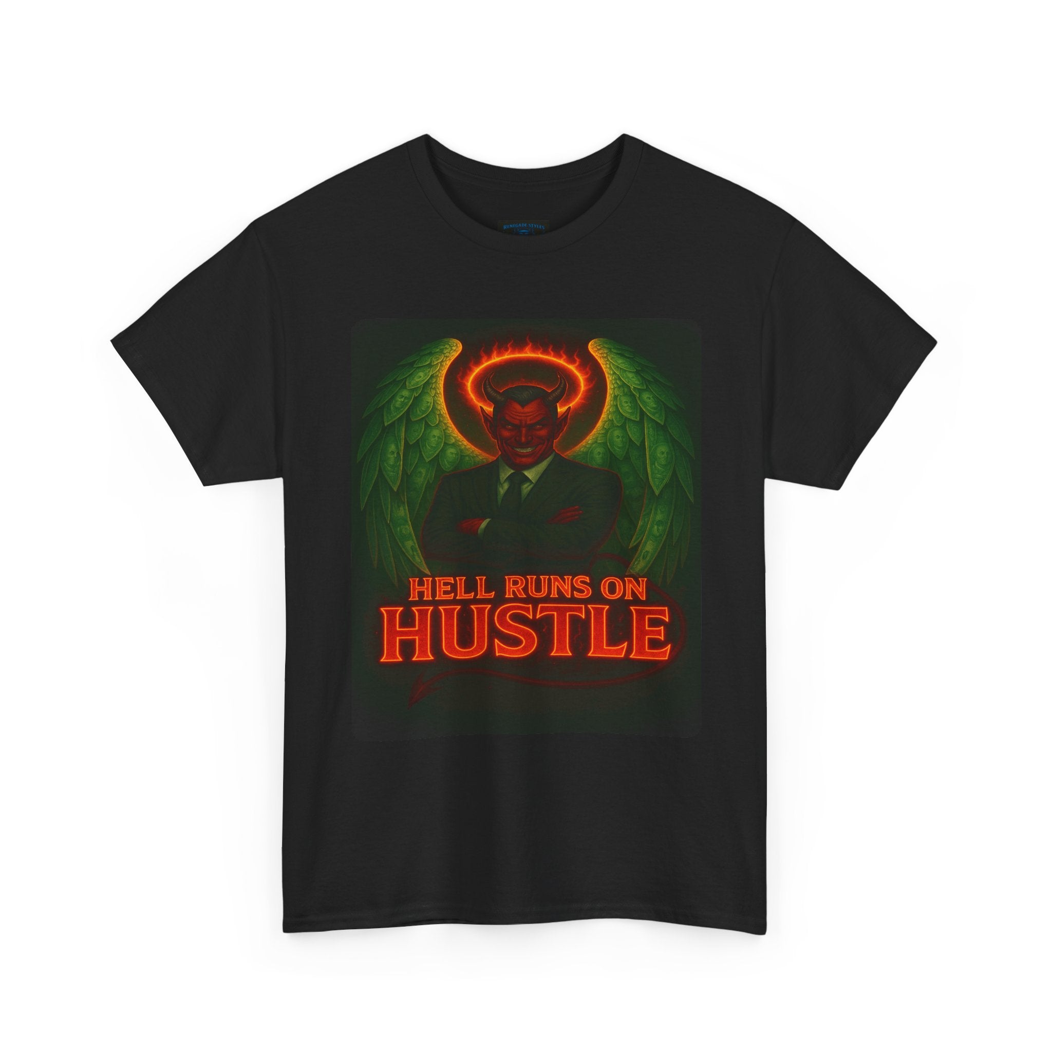 Unisex Hustle Tee, Motivational T-Shirt, Black Graphic Tee, Casual Wear, Gifts for Entrepreneurs, Business Inspiration Shirt