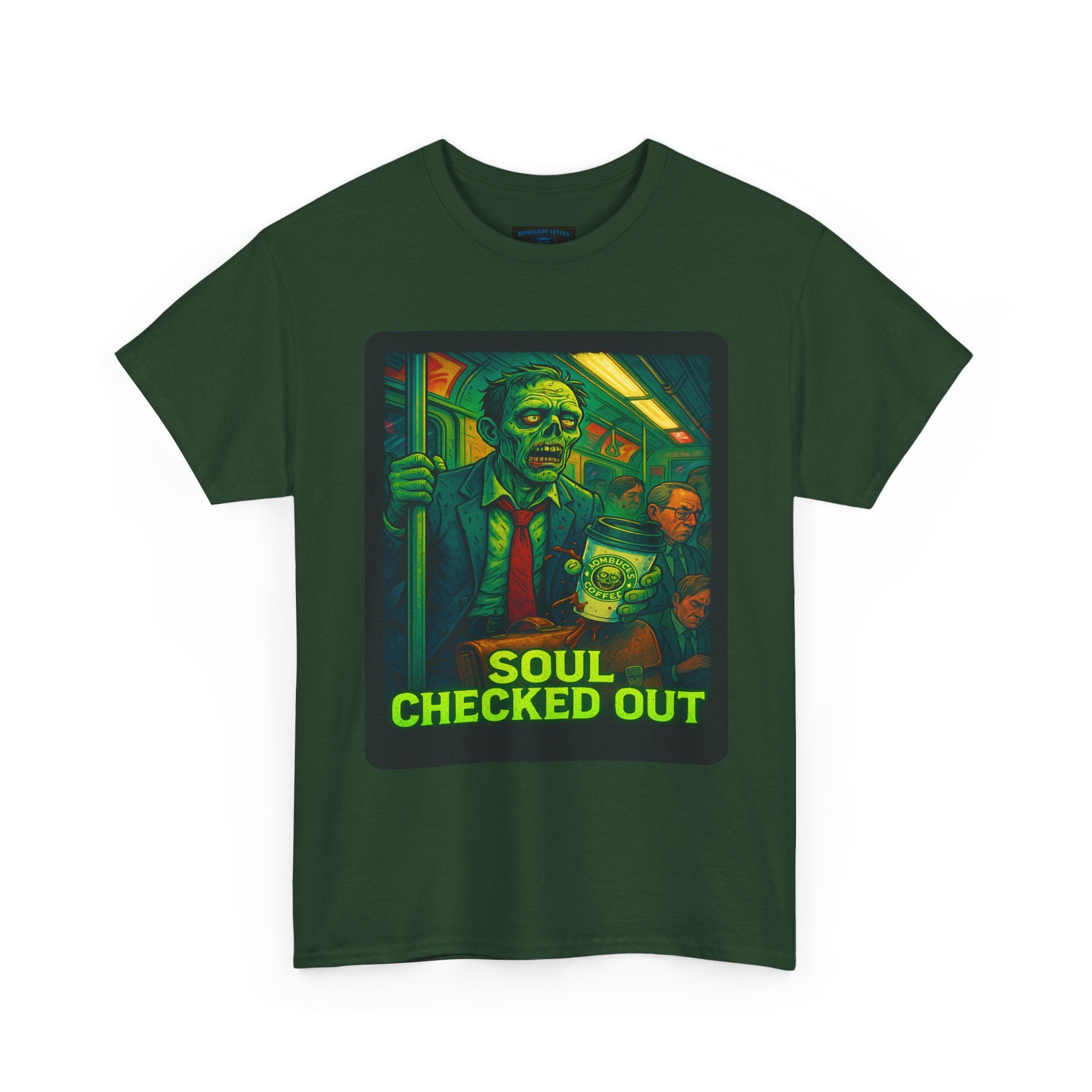 Soul Checked Out Tee - Unisex Heavy Cotton, Funny Graphic Tee, Gifts for Halloween, Casual Wear, Street Style