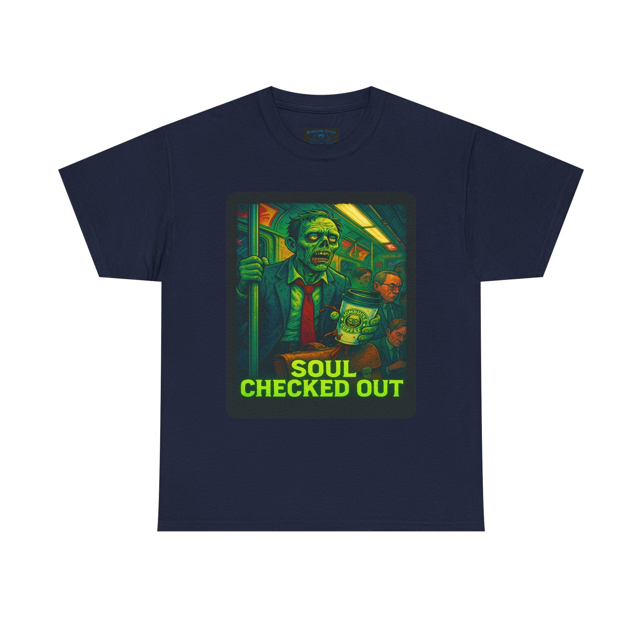 Soul Checked Out Tee - Unisex Heavy Cotton, Funny Graphic Tee, Gifts for Halloween, Casual Wear, Street Style
