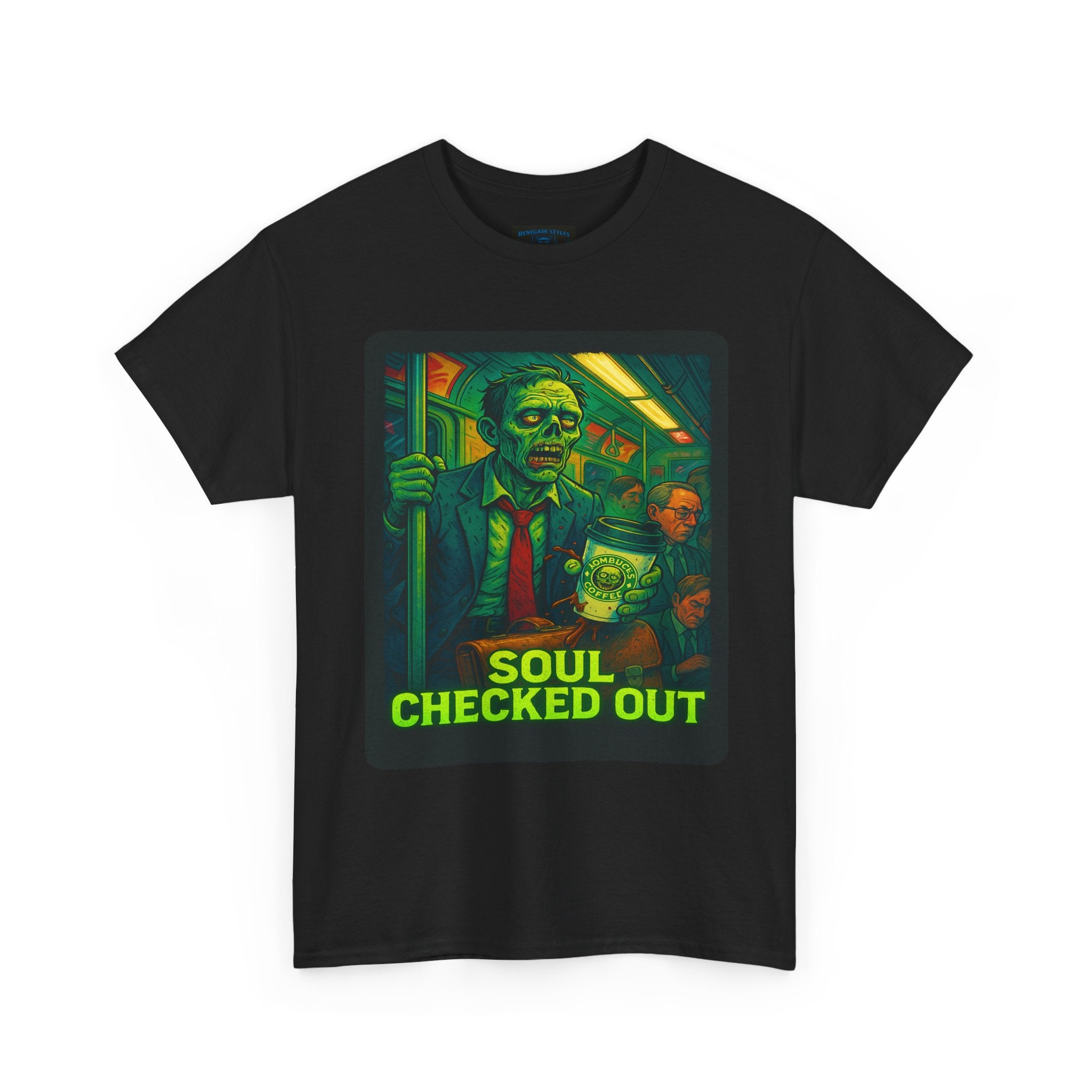 Soul Checked Out Tee - Unisex Heavy Cotton, Funny Graphic Tee, Gifts for Halloween, Casual Wear, Street Style