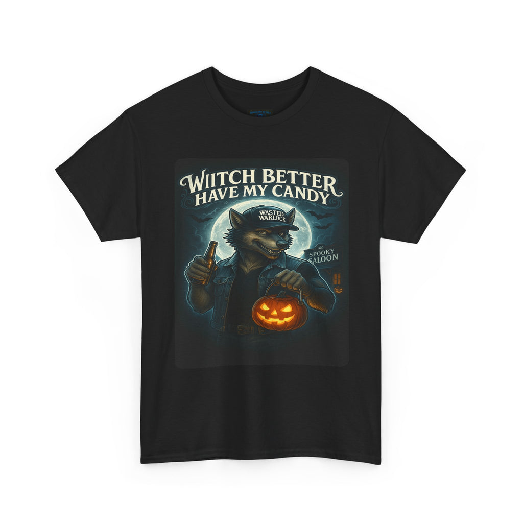Witch Better Have My Candy Tee, Halloween T-Shirt, Funny Graphic Tee, Unisex Cotton Shirt, Trick or Treat Apparel, Spooky Season Merch
