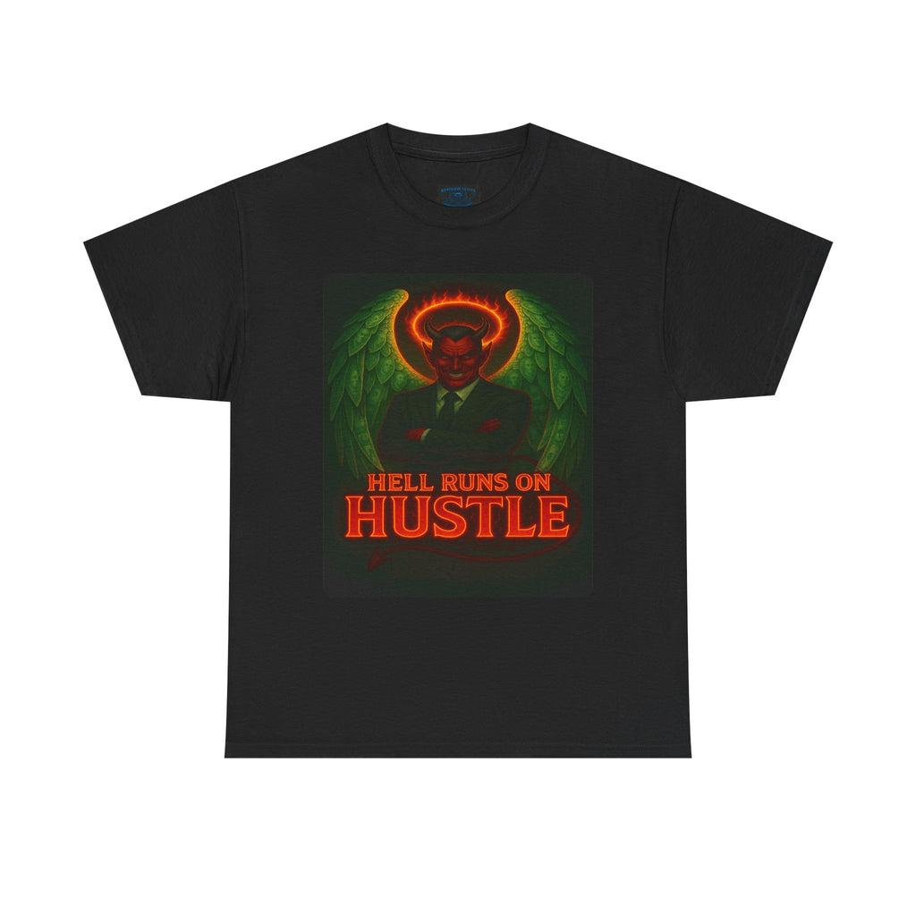 Unisex Hustle Tee, Motivational T-Shirt, Black Graphic Tee, Casual Wear, Gifts for Entrepreneurs, Business Inspiration Shirt