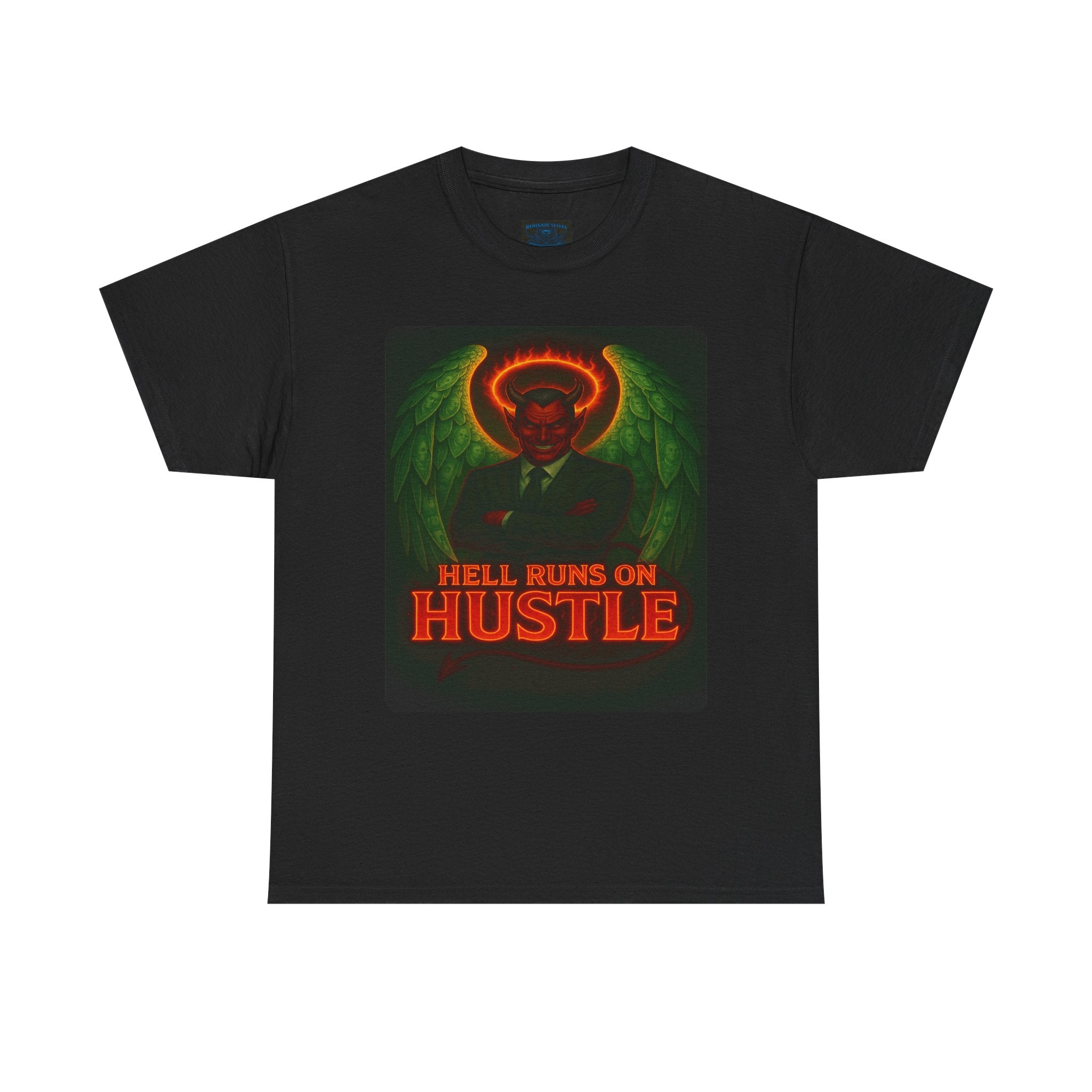 Unisex Hustle Tee, Motivational T-Shirt, Black Graphic Tee, Casual Wear, Gifts for Entrepreneurs, Business Inspiration Shirt