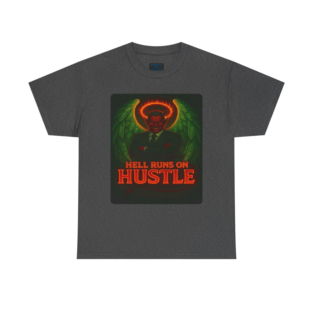 Unisex Hustle Tee, Motivational T-Shirt, Black Graphic Tee, Casual Wear, Gifts for Entrepreneurs, Business Inspiration Shirt