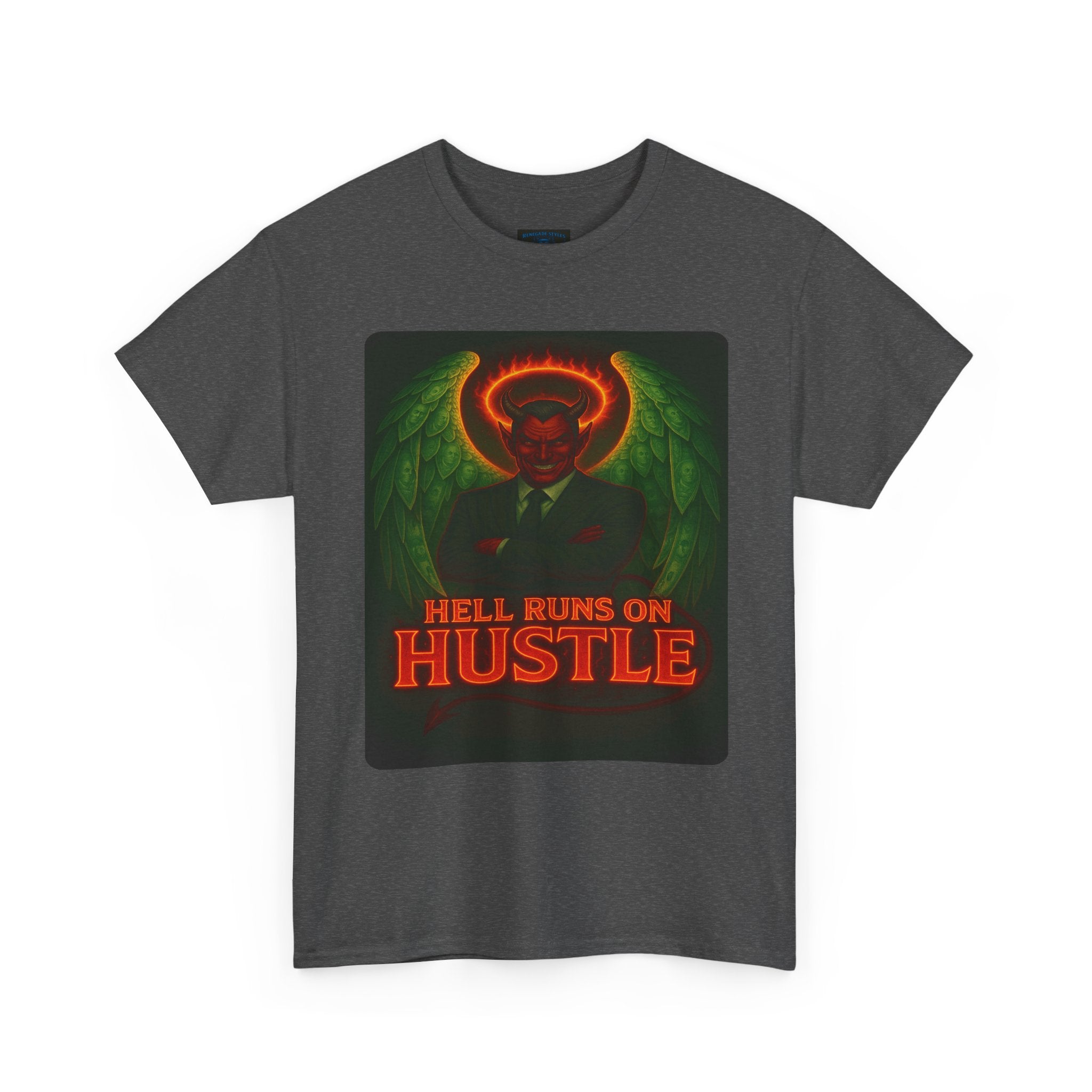 Unisex Hustle Tee, Motivational T-Shirt, Black Graphic Tee, Casual Wear, Gifts for Entrepreneurs, Business Inspiration Shirt