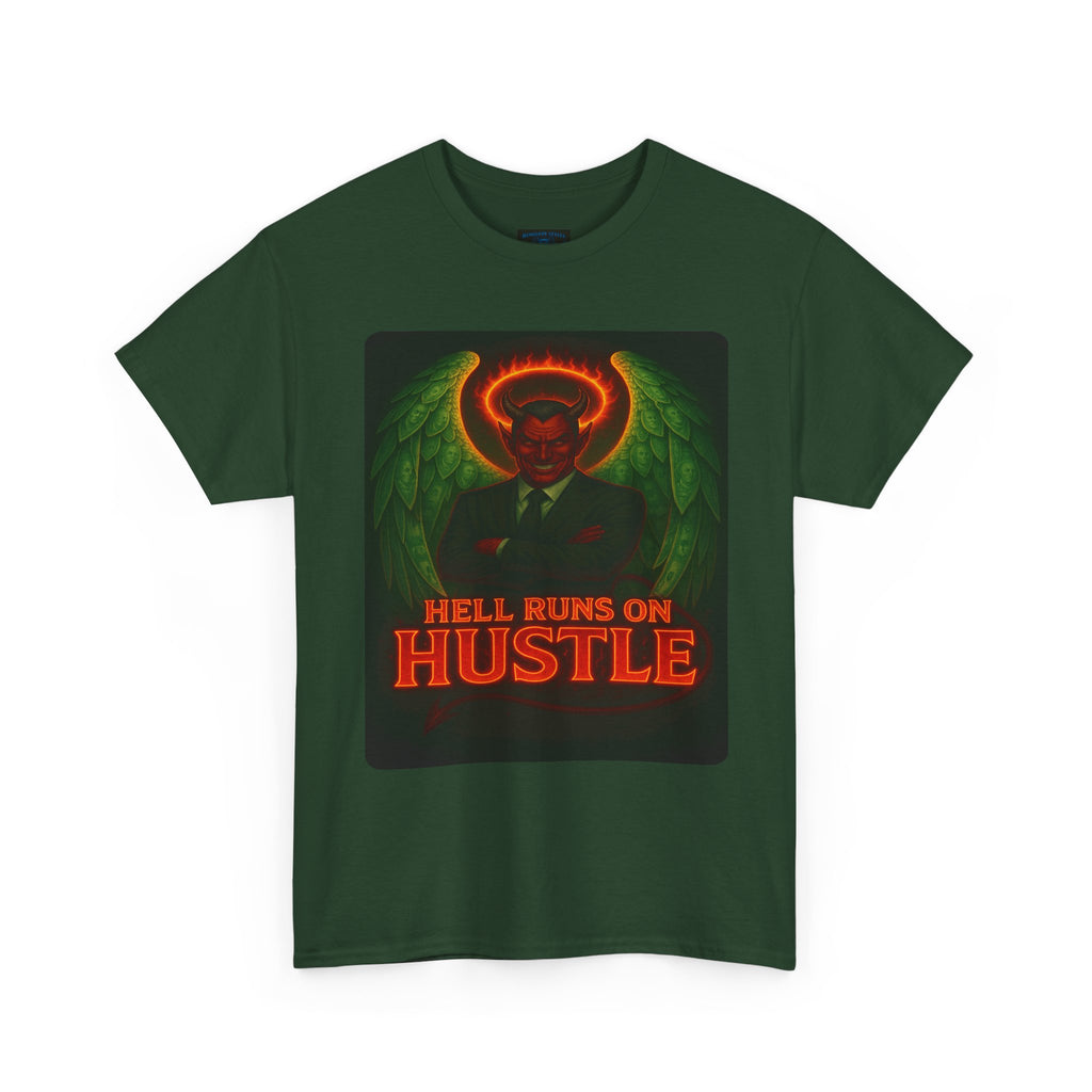 Unisex Hustle Tee, Motivational T-Shirt, Black Graphic Tee, Casual Wear, Gifts for Entrepreneurs, Business Inspiration Shirt